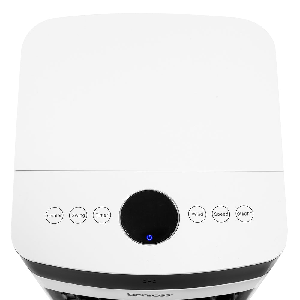2 in 1 Digital Air Cooler with Remote (Size 24x58 cm) - White_7153199_7