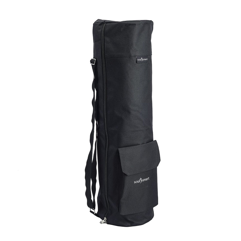 Soul Smart Solid Yoga Bag With Shoulder Strap (Size-70x20) Black