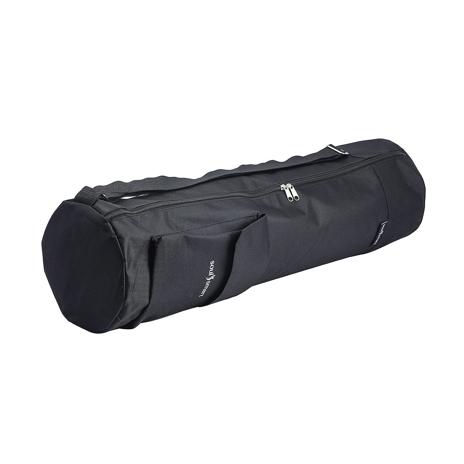 Soul Smart Solid Yoga Bag With Shoulder Strap (Size-70x20) Black