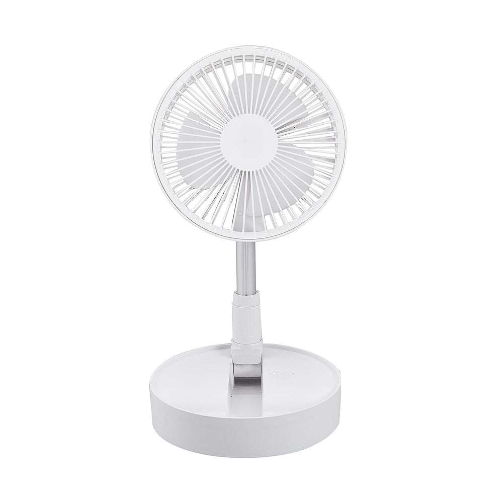 7200mah Foldable Desk Fan with 4 Wind Speed Setting and USB Cable (Size 20x20x10 cm)