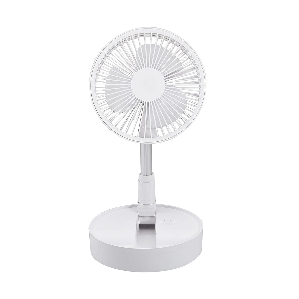 7200mah Foldable Desk Fan with 4 Wind Speed Setting and USB Cable (Size 20x20x10 cm)