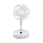 7200mah Foldable Desk Fan with 4 Wind Speed Setting and USB Cable (Size 20x20x10 cm)