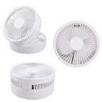 7200mah Foldable Desk Fan with 4 Wind Speed Setting and USB Cable (Size 20x20x10 cm)