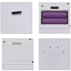 7200mah Foldable Desk Fan with 4 Wind Speed Setting and USB Cable (Size 20x20x10 cm)