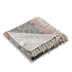 Supreme Range 100% Cotton Hand Crafted Rug (Size 180x130 cm) - Peach - Multi