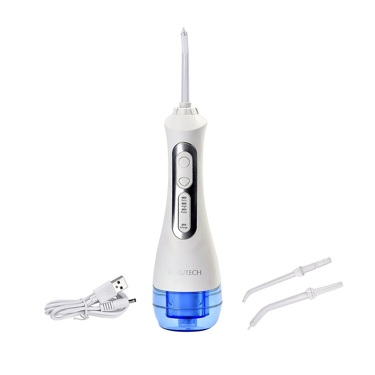 Beautech - Water Flosser with 3 Heads and IPX7 Waterproof- 3 Modes Clean