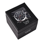Time Berlin Camera Watch - with Camera and Microphone, 4GB Internal Memory in Stainless Steel - Black strap_7281093_6