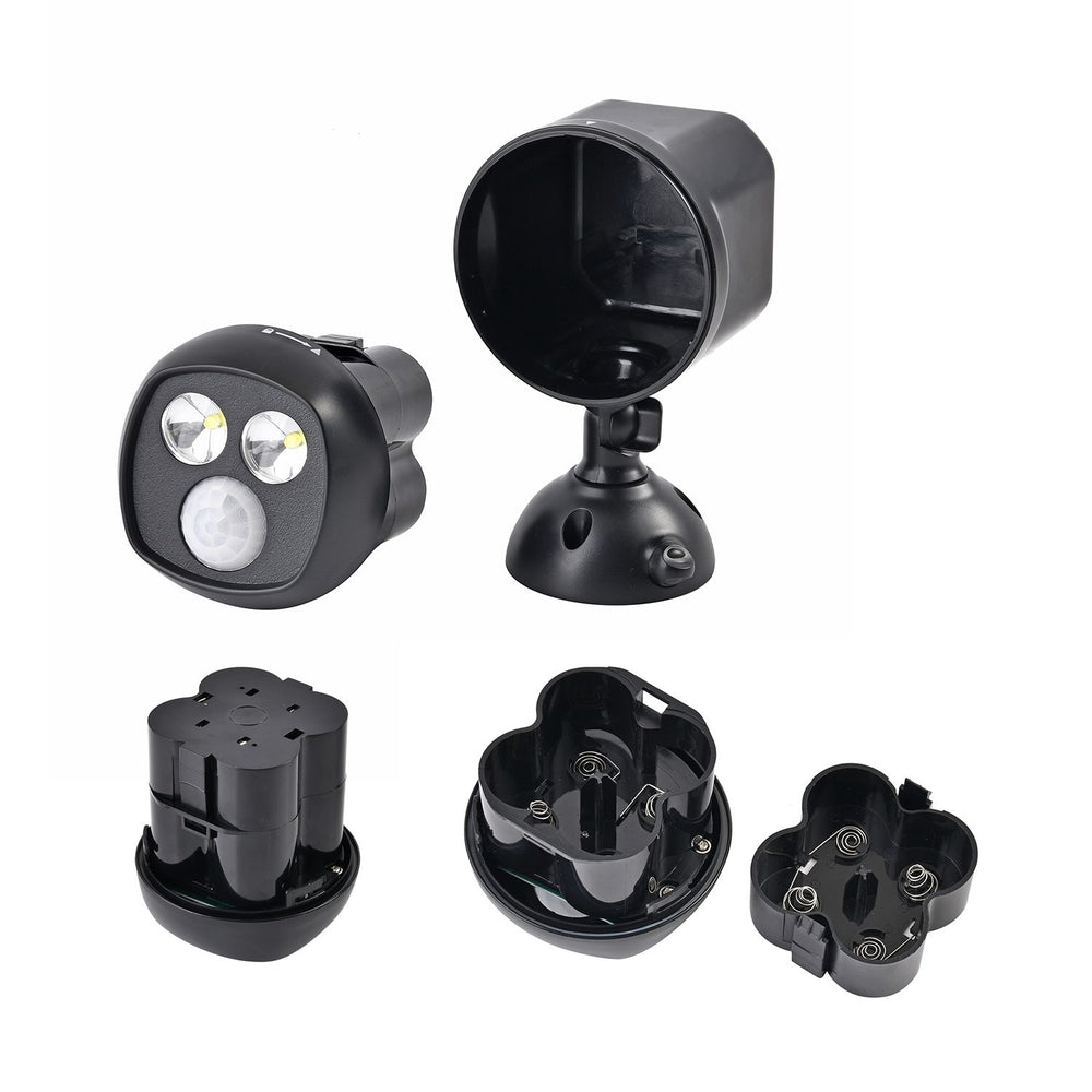 Wireless Super Bright Motion Sensor Security Spotlight (Size 16x10x9 cm) - Black_7282582_5