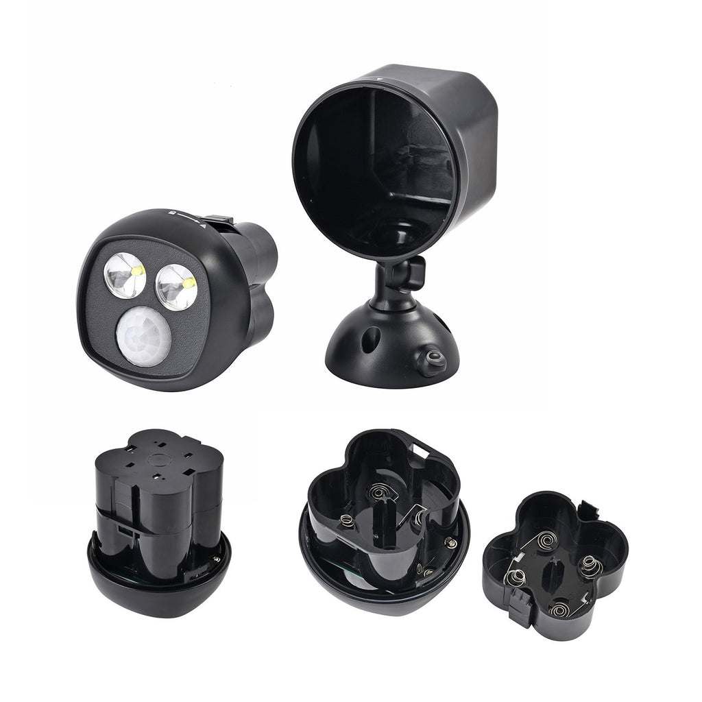 Wireless Super Bright Motion Sensor Security Spotlight (Size 16x10x9 cm) - Black_7282582_5