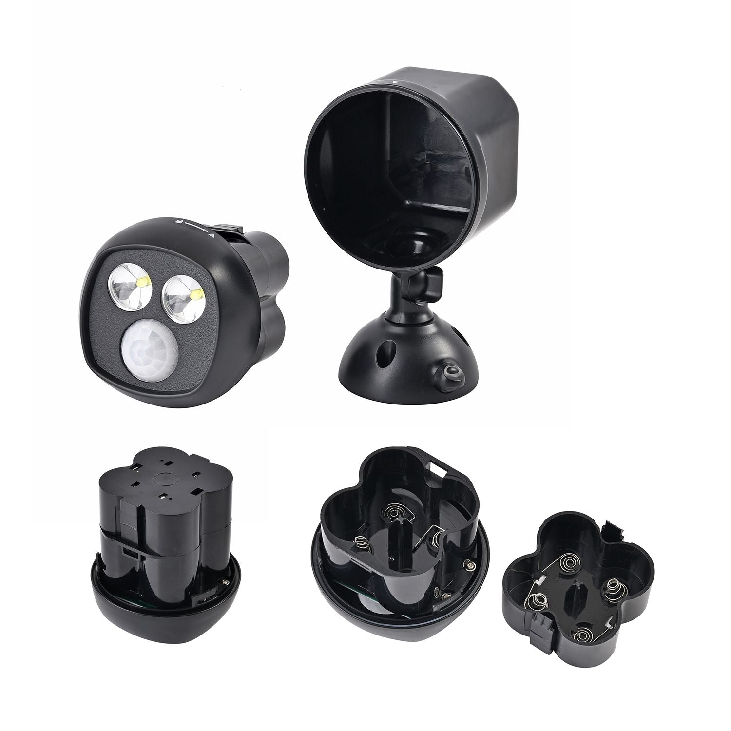 Wireless Super Bright Motion Sensor Security Spotlight (Size 16x10x9 cm) - Black_7282582_5