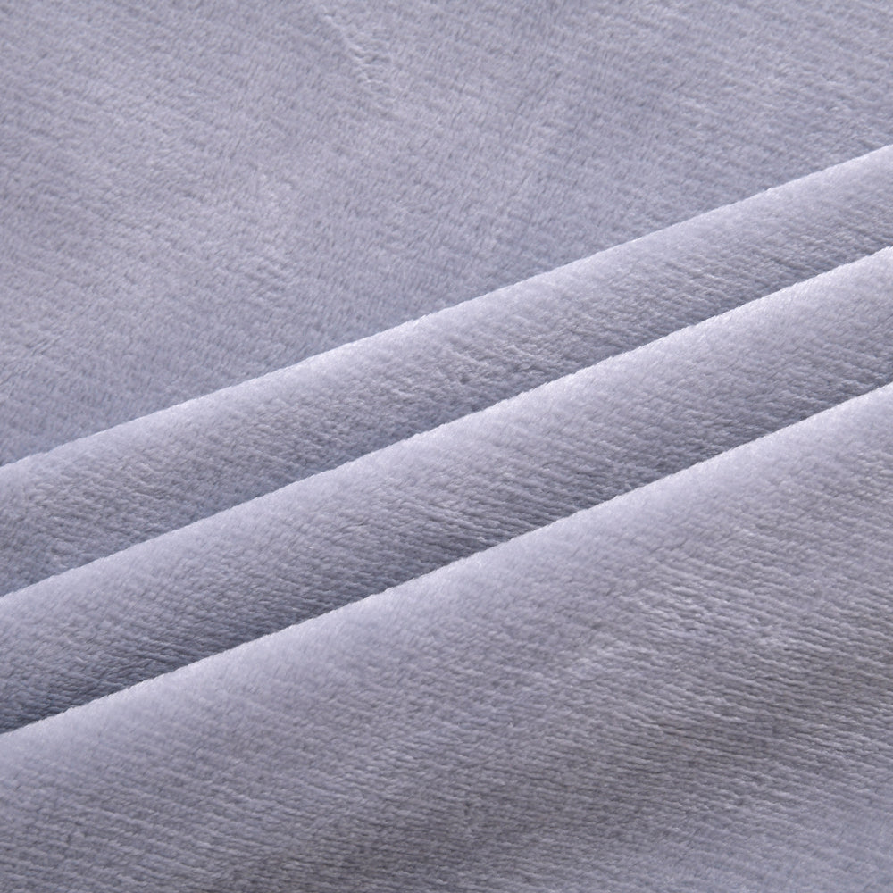Duluxe Collection - Velour Effect Warm Teddy Blanket  - Lilac_7283307_5