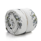 One Time Deal- 100% Cotton SANGANER Printed Quilt Comes with Bag (Double Size, 200x200 cm) - Blue & Green_7370419_6