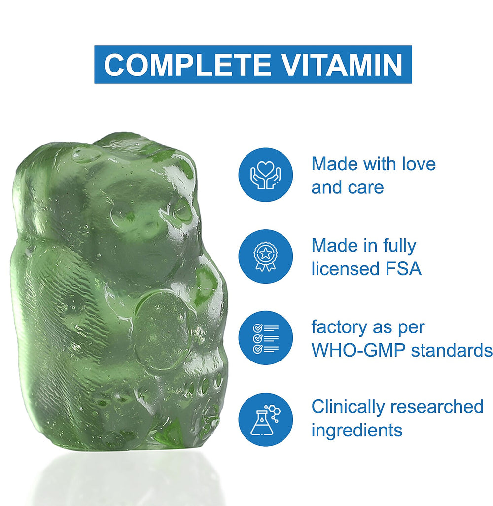 Purna - Blueberry Flavoured Gummies - Helps with Nutriton &  Health For Hair to Repair Hair Tissue (60 Gummies- 2 Months Supply).Best Before 30th Sep 2025