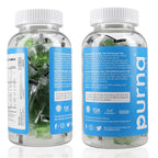 Purna - Blueberry Flavoured Gummies - Helps with Nutriton &  Health For Hair to Repair Hair Tissue (60 Gummies- 2 Months Supply).Best Before 30th Sep 2025
