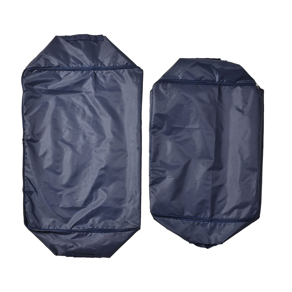 Closeout Deal - 5 Piece Set- Oxford Under Bed Storage Bags - Navy - Protect Clothes and Bedding From Dust and Damp, Solid 210D, 58x50x24cm_7386162_4