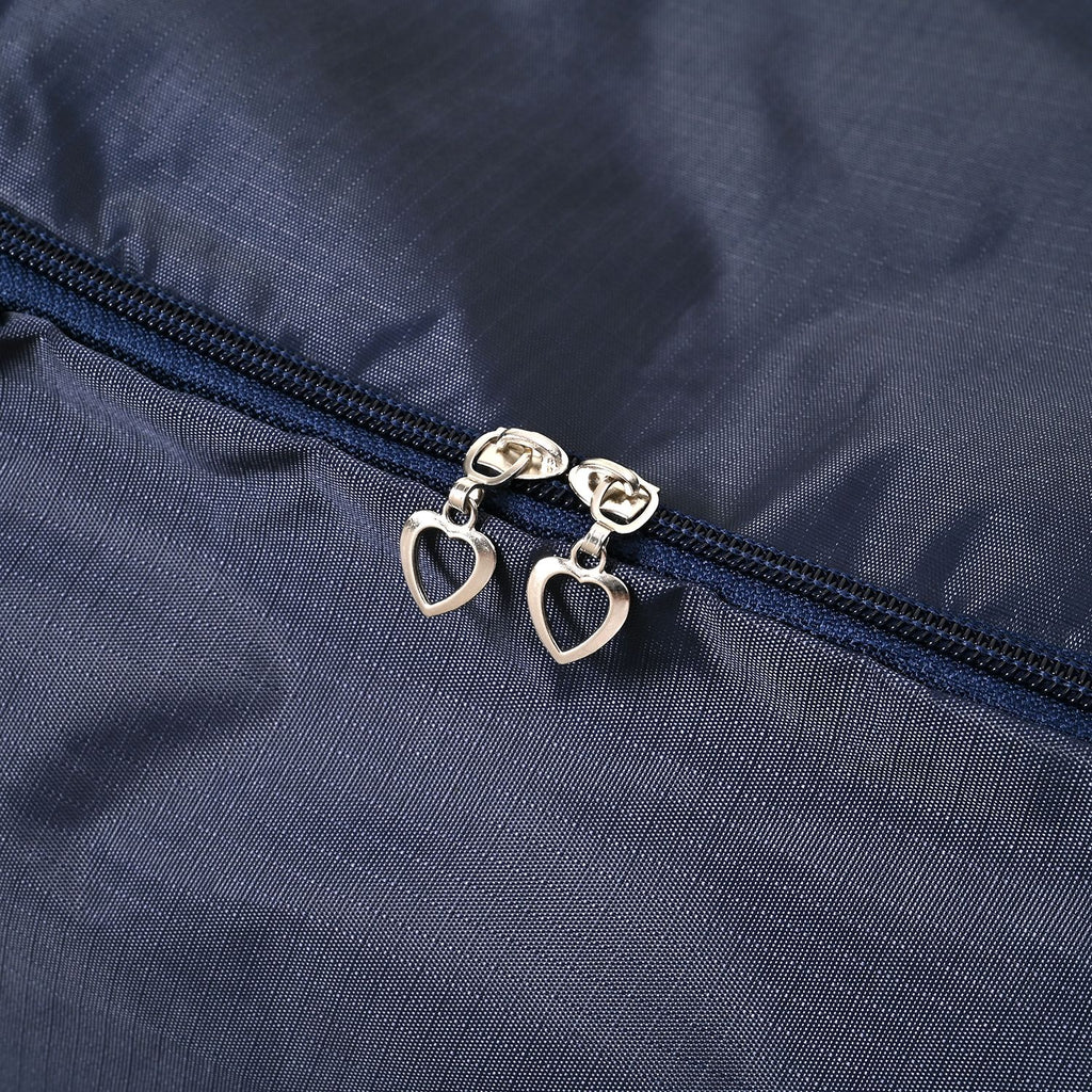 Closeout Deal - 5 Piece Set- Oxford Under Bed Storage Bags - Navy - Protect Clothes and Bedding From Dust and Damp, Solid 210D, 58x50x24cm_7386162_6