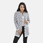 Tamsy Winter Outfit with 2 Pockets (Free Size) - Navy & White_7487040_3