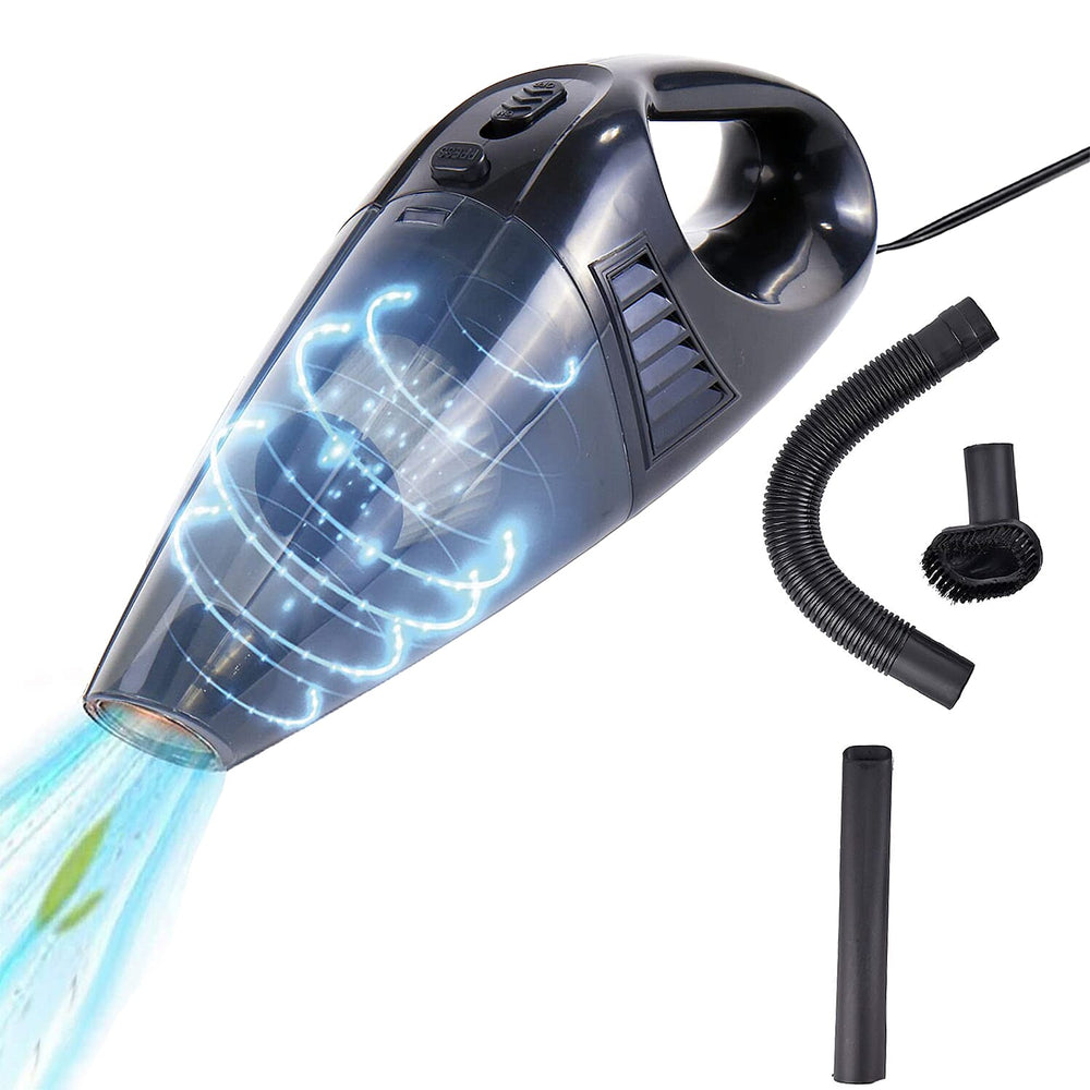 Portable Car Vacuum Cleaner - (Cigarette Lighter Port and 3m Cable) - 12V