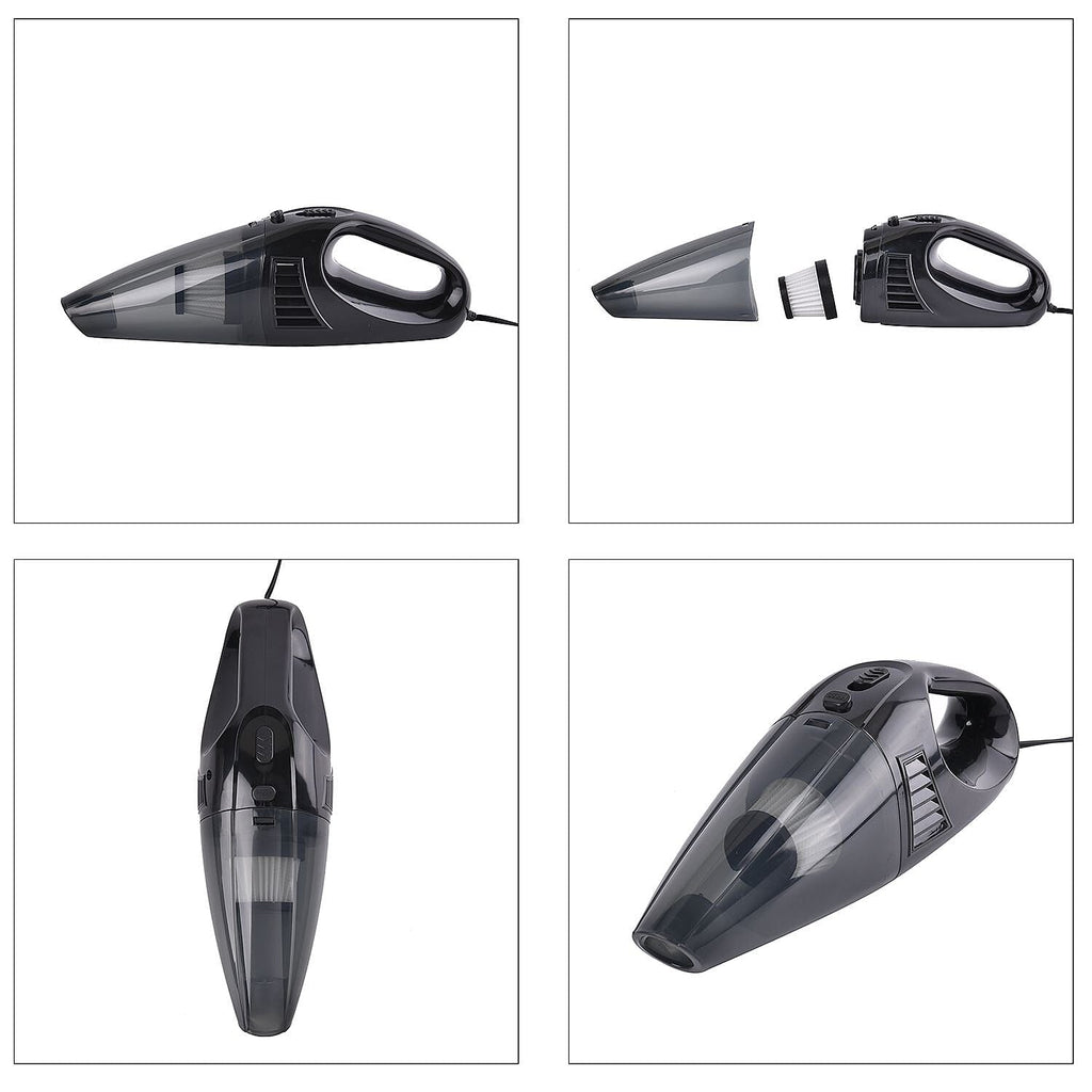 Portable Car Vacuum Cleaner - (Cigarette Lighter Port and 3m Cable) - 12V