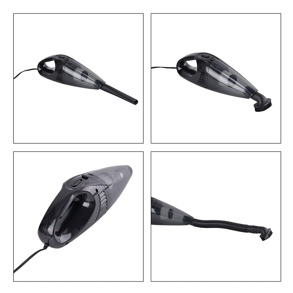 Portable Car Vacuum Cleaner - (Cigarette Lighter Port and 3m Cable) - 12V