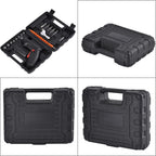 Rechargeable Electric Screwdriver PLUS 47 Pcs Screw Set (100w 3.2aH) - Black