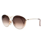 DIOR Ladies Rectangle Decorative Bridge Design Sunglasses - Gold_7546243_1