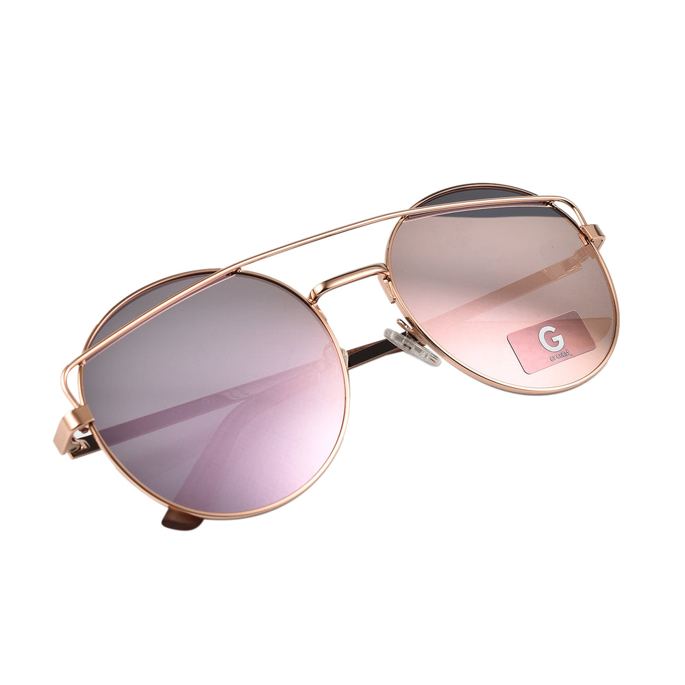 GUESS Women Round Sunglasses - Purple_7555889_2