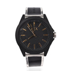 Closeout Deal - ARMANI EXCHANGE Gold Tone 3 Hand Analogue 50 ATM Water Resistant Watch -Black_7571409