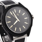 Closeout Deal - ARMANI EXCHANGE Gold Tone 3 Hand Analogue 50 ATM Water Resistant Watch -Black_7571409_2
