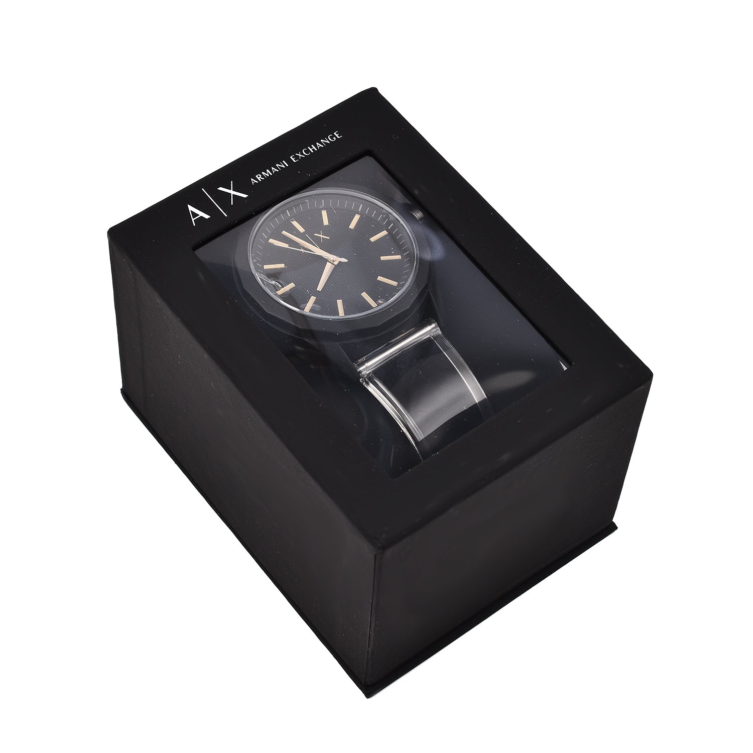 Closeout Deal - ARMANI EXCHANGE Gold Tone 3 Hand Analogue 50 ATM Water Resistant Watch -Black_7571409_6