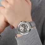Juicy Couture Ladies Watch in Mineral Glass with Vegan Leather Strap - Grey_7571440_1