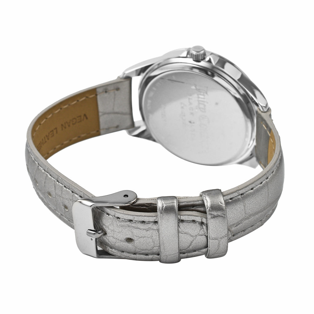 Juicy Couture Ladies Watch in Mineral Glass with Vegan Leather Strap - Grey_7571440_5