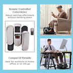 SoulSmart Electric Stepper With Elliptical Pair Belt - LCD Display - White - Black