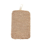 Set of 6 Eco Bath Accessories -  Incl. Face Brush, Foot Roller, mesh sponge, hemp bath belt, hemp bath sponge, pumice stone and white box.