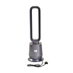 Energy Efficient 2-in-1 Ceramic Bladeless Heater with Fan Mode, 2 Heat Settings & Light Mode (1000W-2000W) With Remote