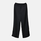 Soft Satin Wide Leg Trousers (Size 22) - Black_7592375_5