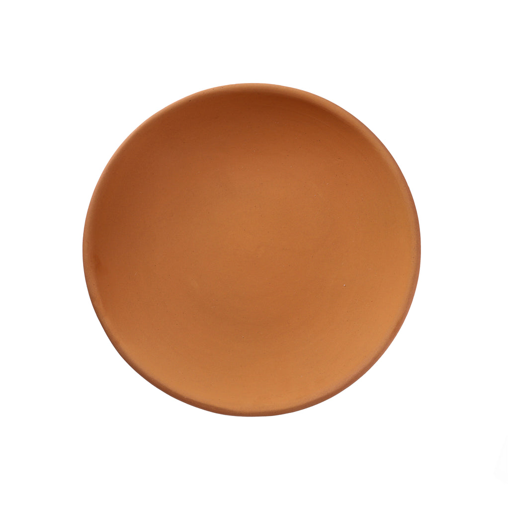 Handmade Terracotta Bowl With Stand (Size 25x10 Cm)_7597748_5