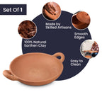Handmade Terracotta Pan (Size 32x25x6 Cm)_7597782_3