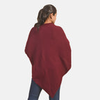 LA MAREY 100% Cashmere Woollen Poncho (Size- 70 Cm) - Khaki_7605742_1