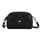 Set of 2 - 100% Genuine Leather Crossbody Bag & Card Wallet with RFID Protection - Black_7617214_4