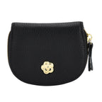 Set of 2 - 100% Genuine Leather Crossbody Bag & Card Wallet with RFID Protection - Black_7617214_7