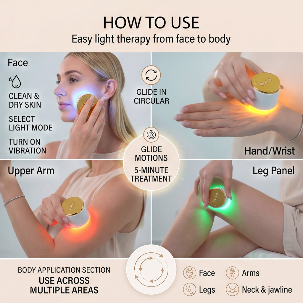 Lunamour Lunalight- Ultimate Radiance LED Light Therapy For Face and Body