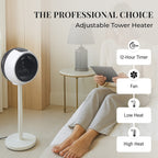 HOMESMART Portable Desktop Heater with 12 Hrs Timer Function