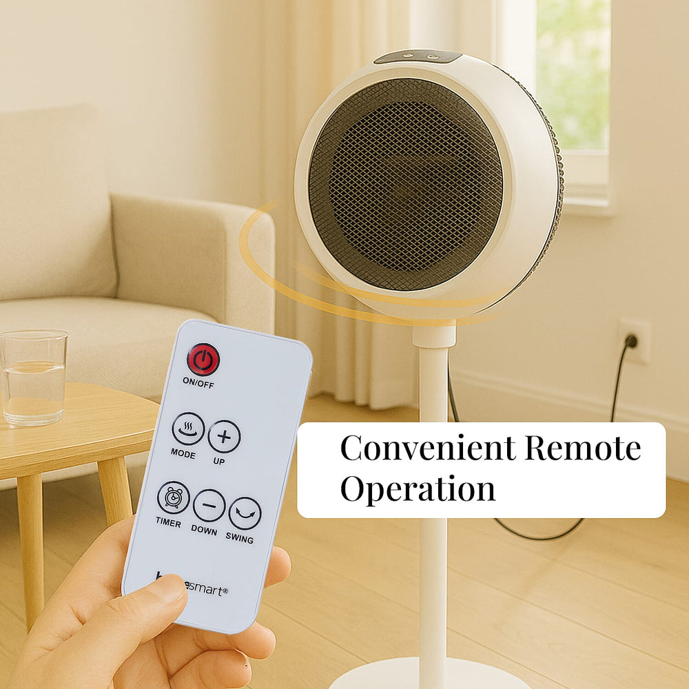 HOMESMART Portable Desktop Heater with 12 Hrs Timer Function