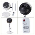 HOMESMART Portable Desktop Heater with 12 Hrs Timer Function