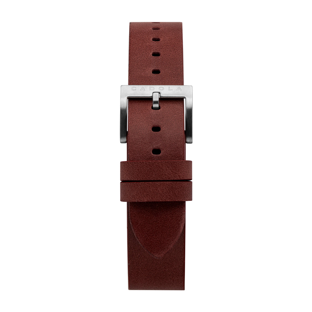 CADOLA Japanese Automatic Movement with 3 Hands Date 20ATM Water Resistant Mens Watch with Red and Stainless Steel Strap_7646575_2