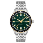 CADOLA Tahiti Japanese Automatic Movement with 3 Hands Date 20ATM Water Resistant Mens Watch with Green and Stainless Steel Strap_7646590