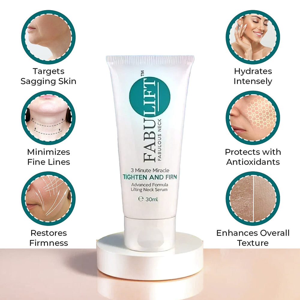 Fabulift Tighten and Firm Lifting Neck Serum - 30ml  300 applications