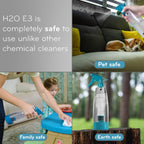2 for 1 - 14 Piece H20 E3 Multi-Purpose Home Cleaning Solution, inc Activator Bottle, Mop Unit, Travel Bottles and Glass Squeegee_7666468_7