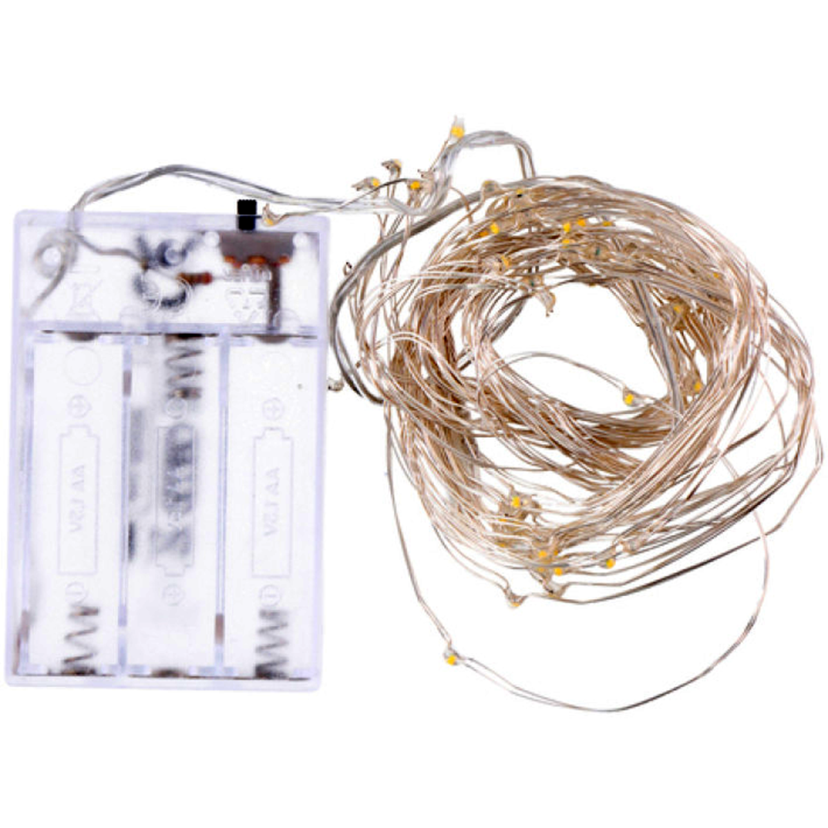 80LED Copper Wire String Lights (75cm)  - Multi_7669801